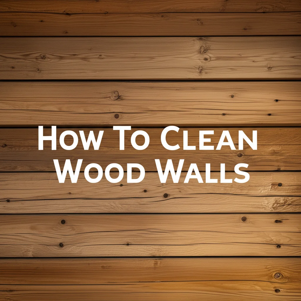 How To Clean Wood Walls