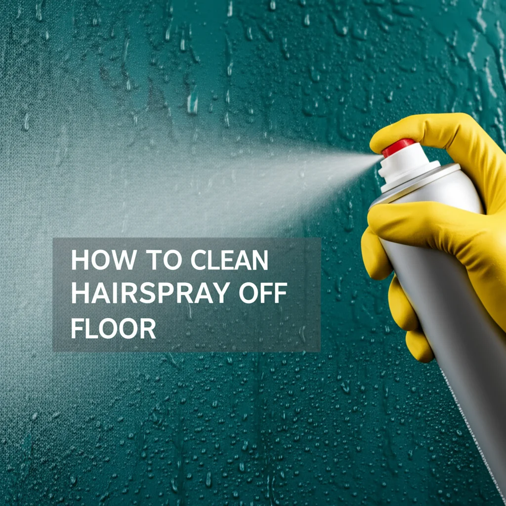 How To Clean Hairspray Off Floor