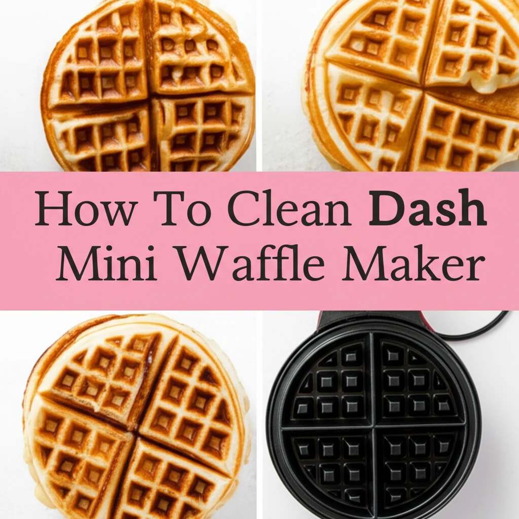 How To Clean Dash Mini Waffle Maker