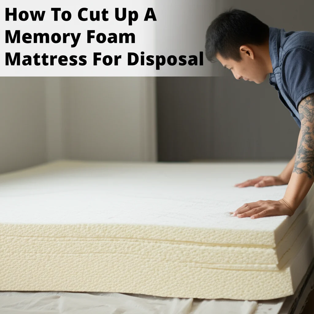 How To Cut Up A Memory Foam Mattress For Disposal