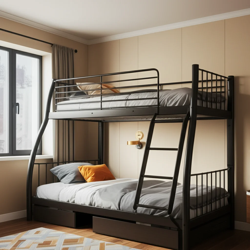 How To Secure A Metal Loft Bed To The Wall