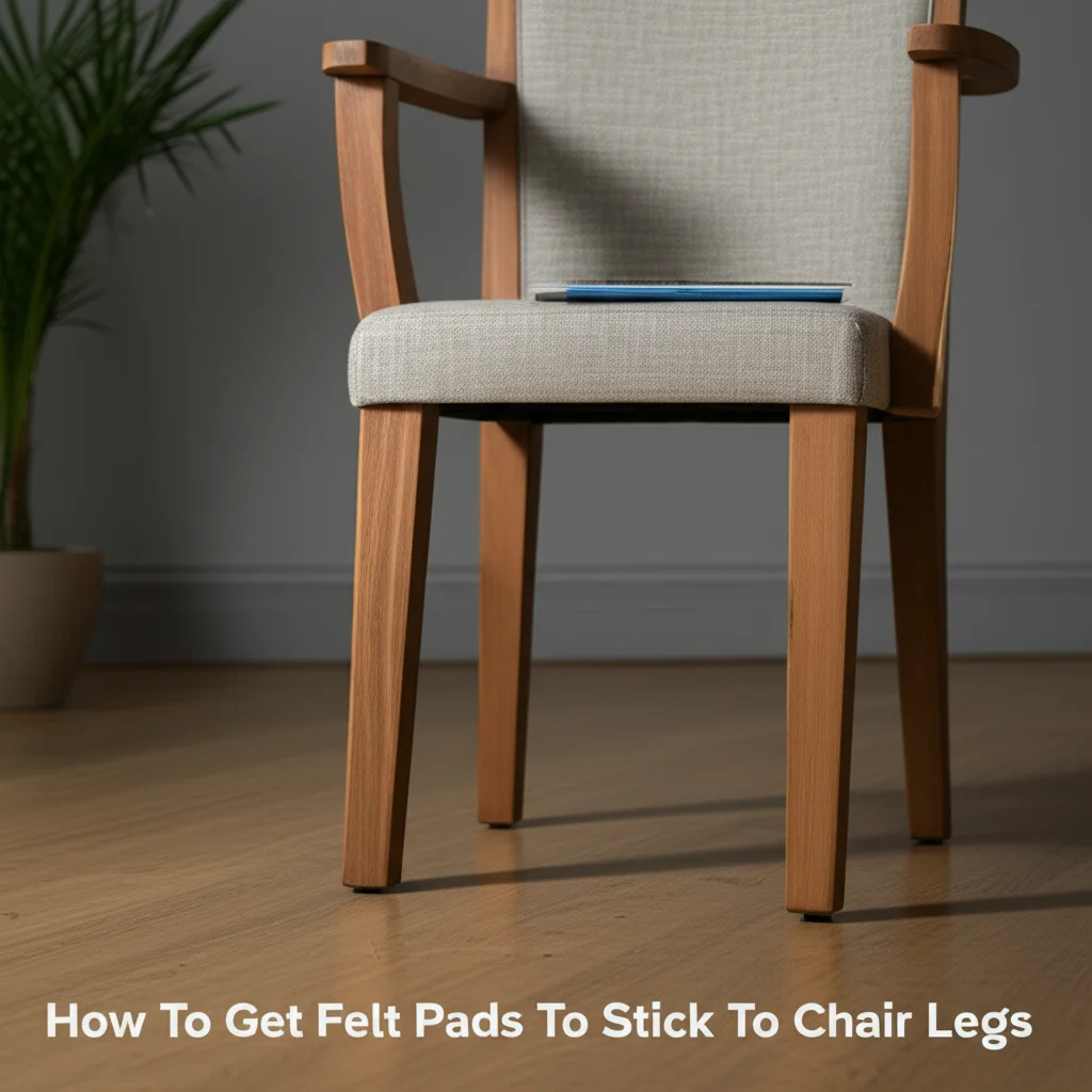 How To Get Felt Pads To Stick To Chair Legs