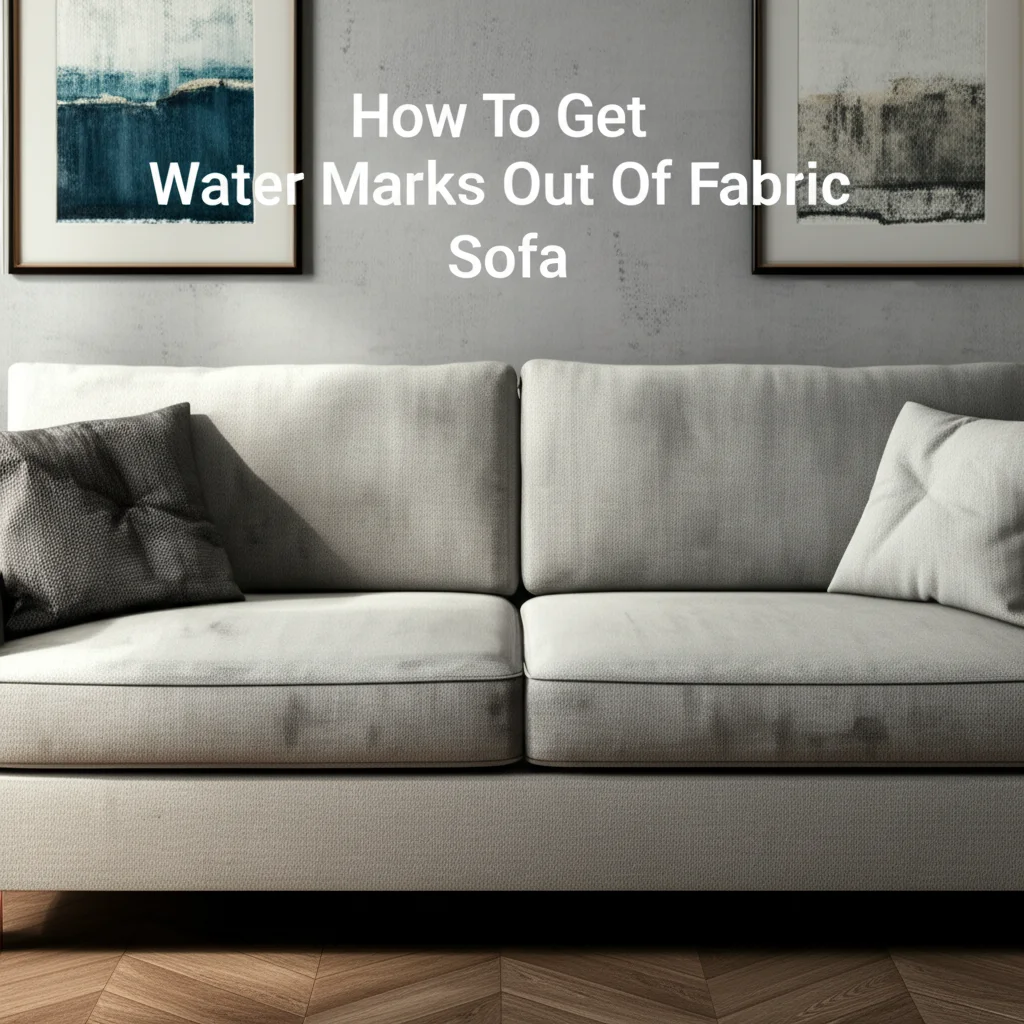 How To Get Water Marks Out Of Fabric Sofa
