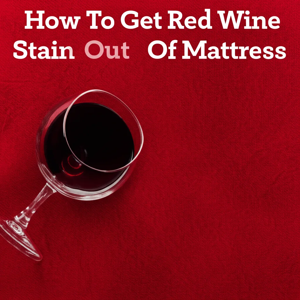 How To Get Red Wine Stain Out Of Mattress