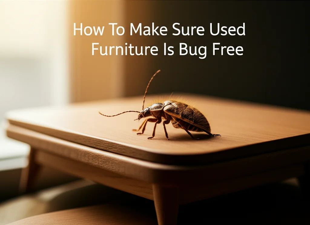 How To Make Sure Used Furniture Is Bug Free