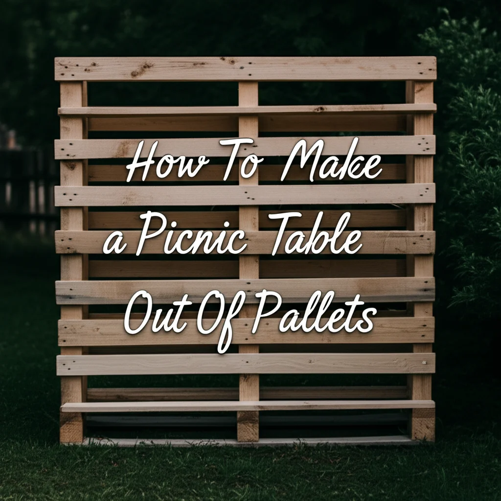 How To Make A Picnic Table Out Of Pallets