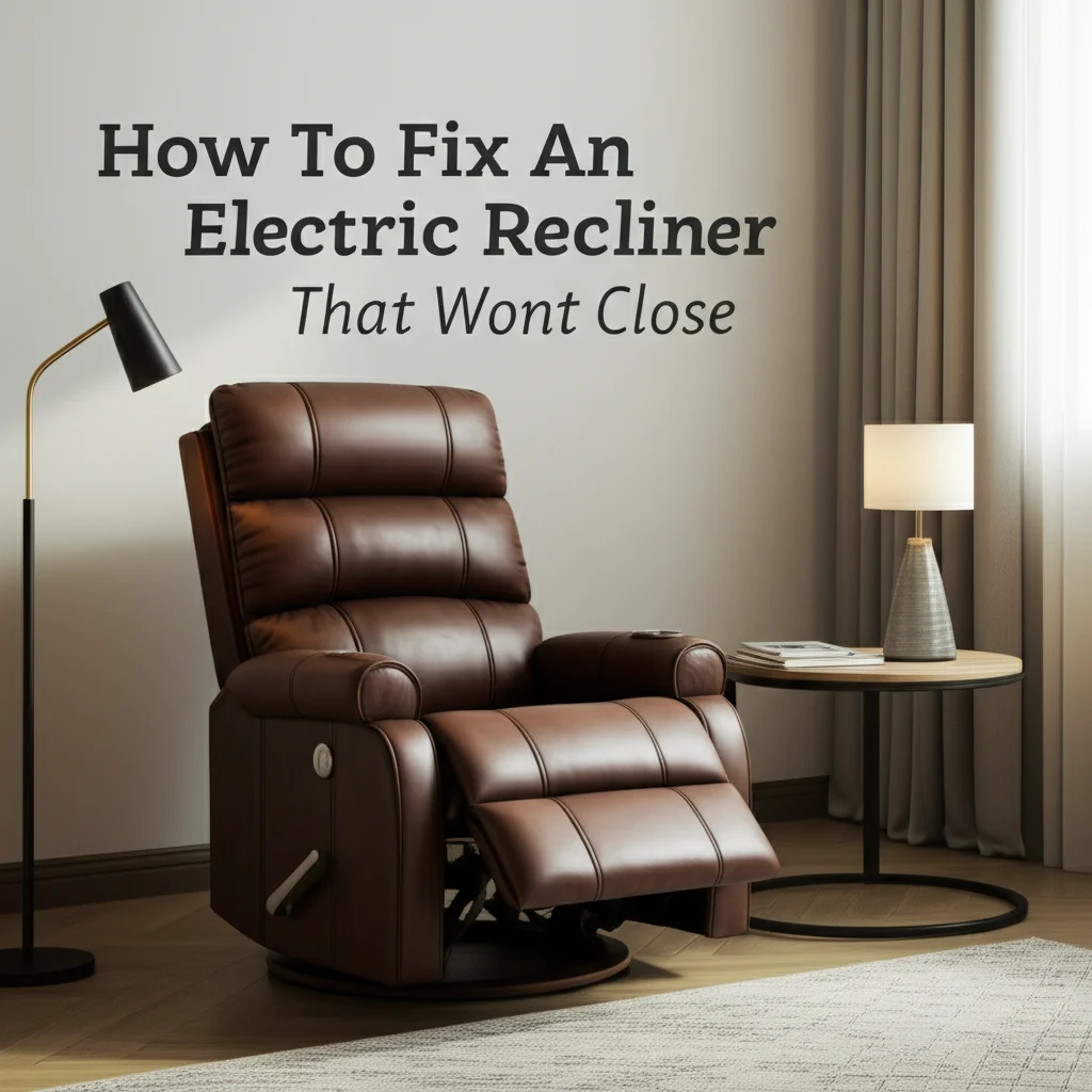 How To Fix An Electric Recliner That Wont Close