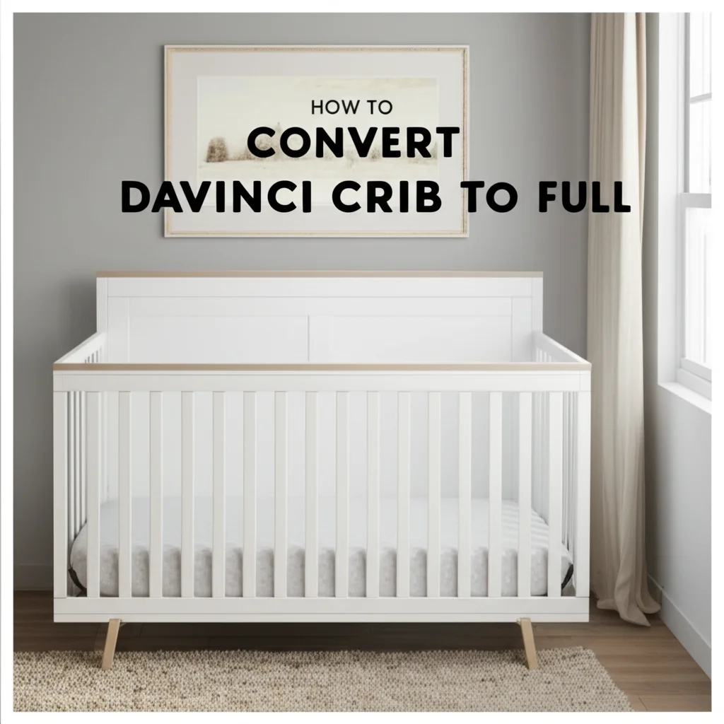 How To Convert Davinci Crib To Full Size Bed