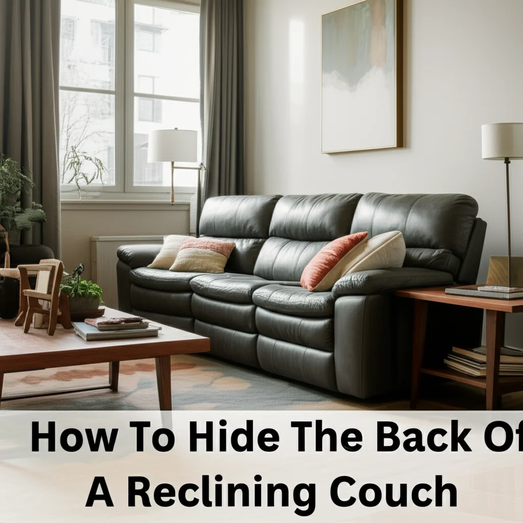 How To Hide The Back Of A Reclining Couch