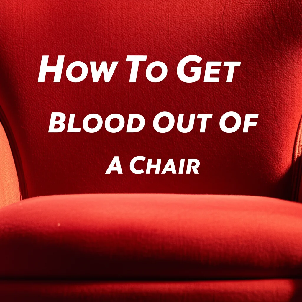Discover how to get blood out of a chair with our comprehensive guide. Learn effective methods for fresh and dried blood stains on various chair materials.