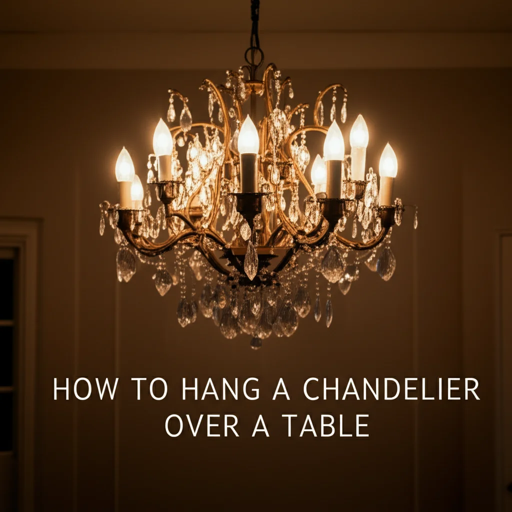 How To Hang A Chandelier Over A Table | A Complete Guide