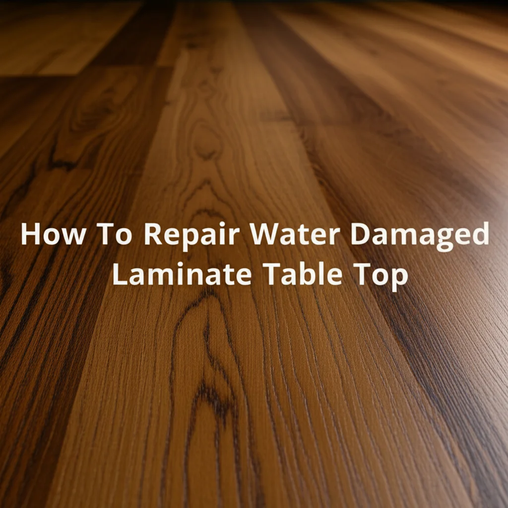 How To Repair Water Damaged Laminate Table Top