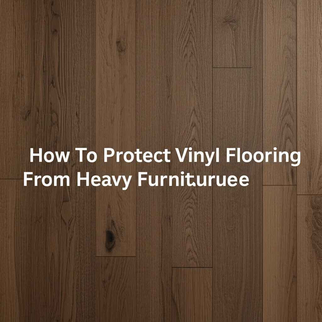 How To Protect Vinyl Flooring From Heavy Furniture