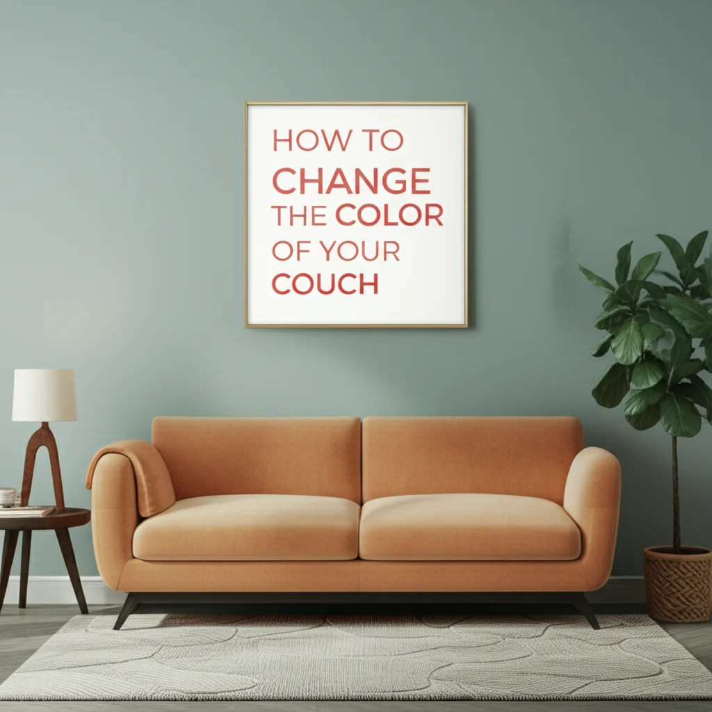 How To Change The Color Of Your Couch