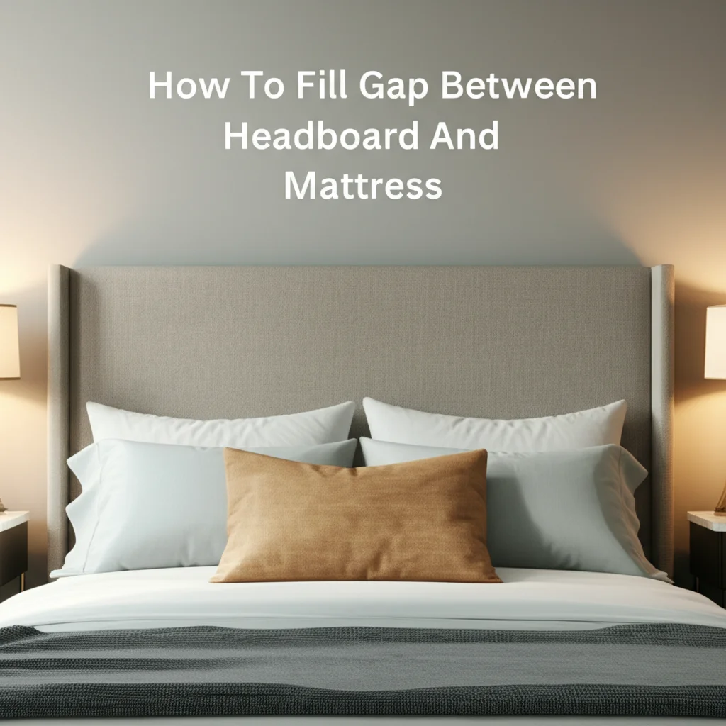 How To Fill Gap Between Headboard And Mattress