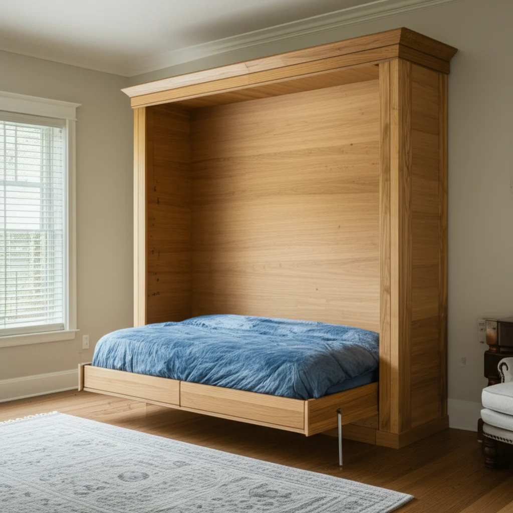 How To Build A Murphy Bed With Desk