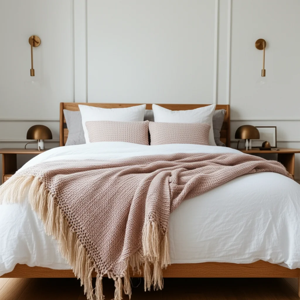 Learn how to decorate a bed with a throw blanket. Elevate your bedroom's style with essential tips on placement, texture, and color selection.