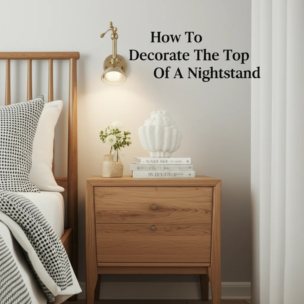 How To Decorate The Top Of A Nightstand