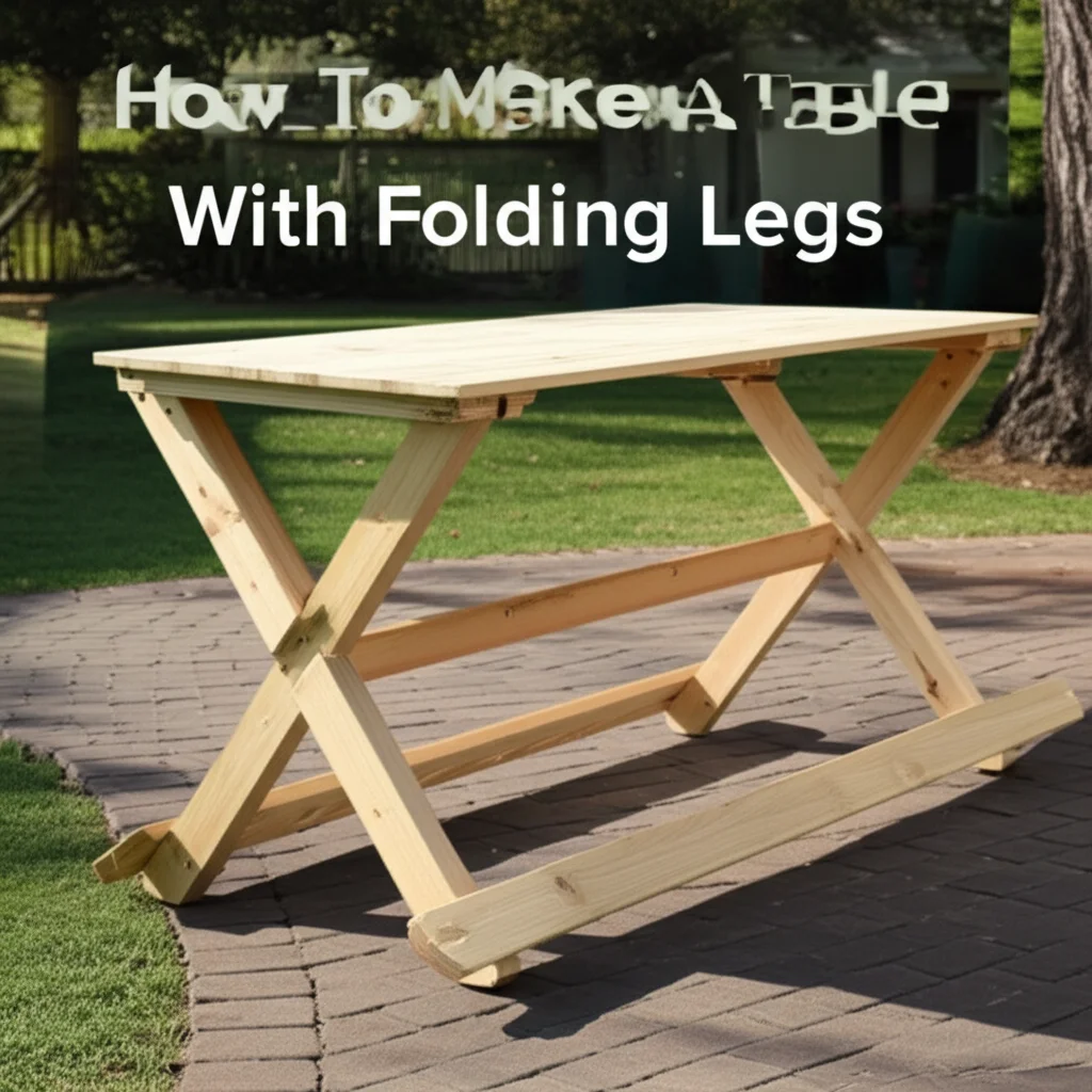 How To Make A Table With Folding Legs
