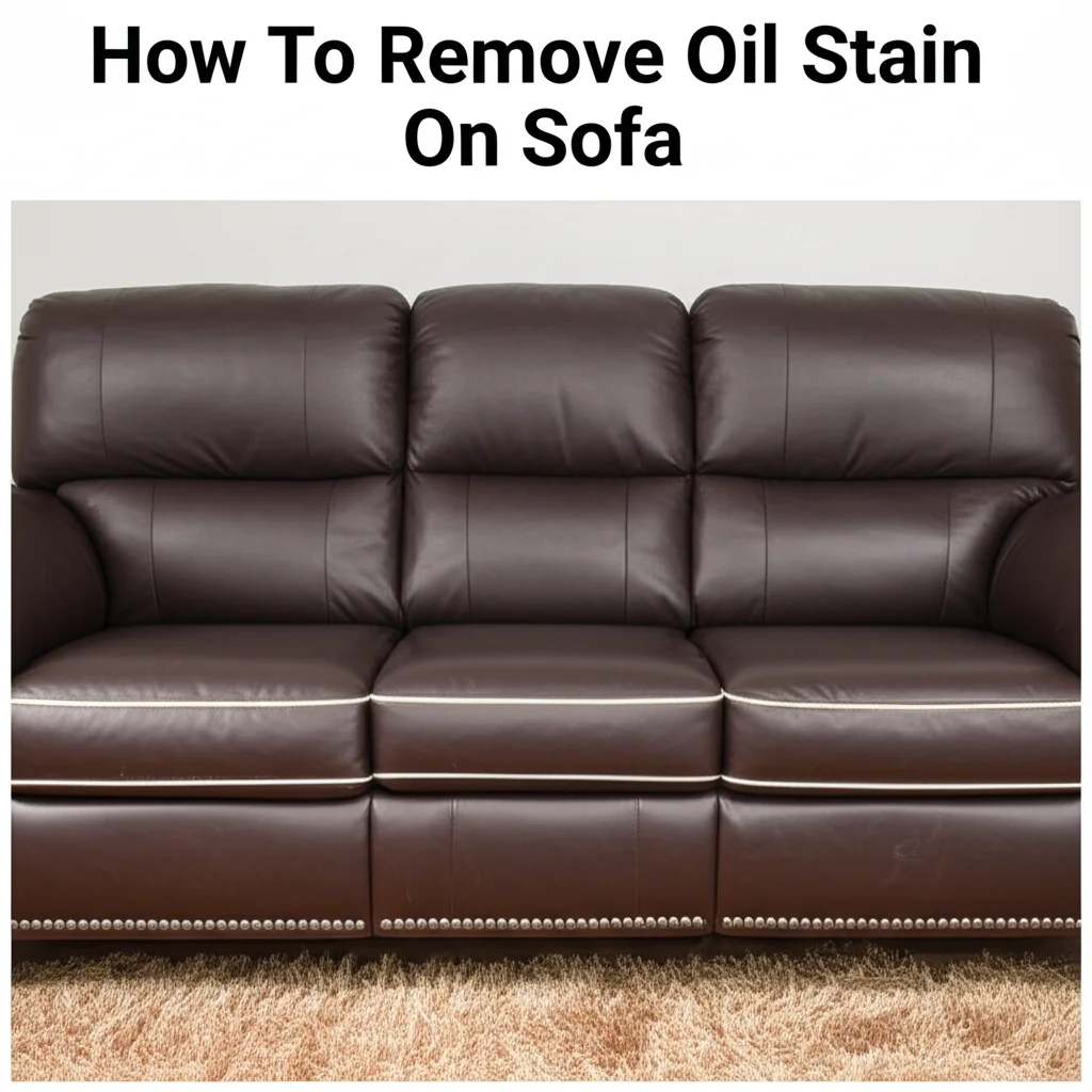 How To Remove Oil Stain On Sofa