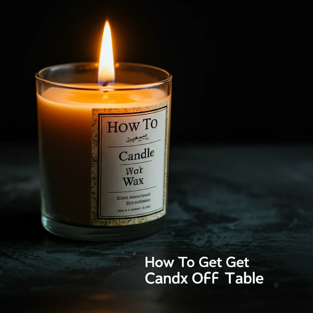 How To Get Candle Wax Off Table