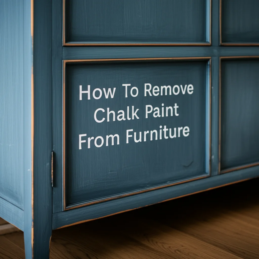How To Remove Chalk Paint From Furniture
