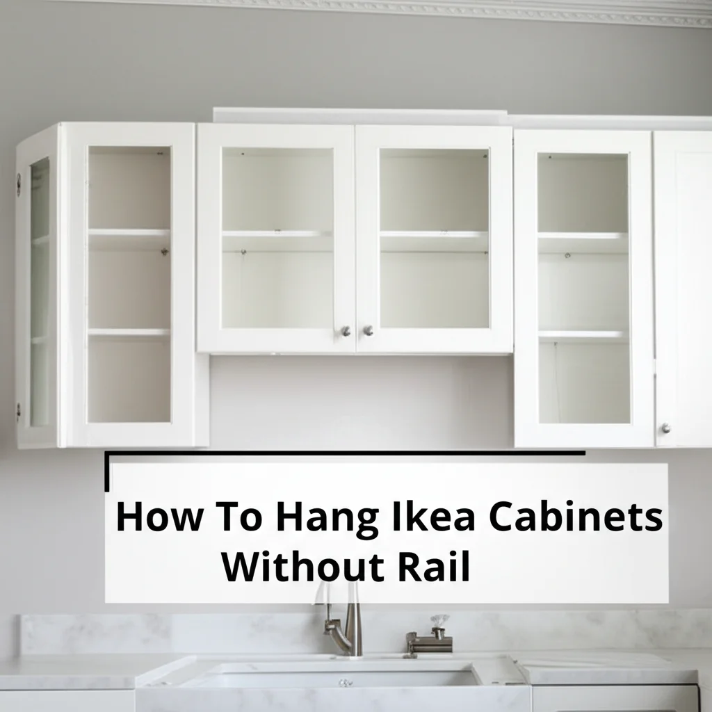 How To Hang Ikea Cabinets Without Rail