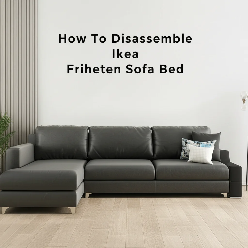 How To Disassemble Ikea Friheten Sofa Bed