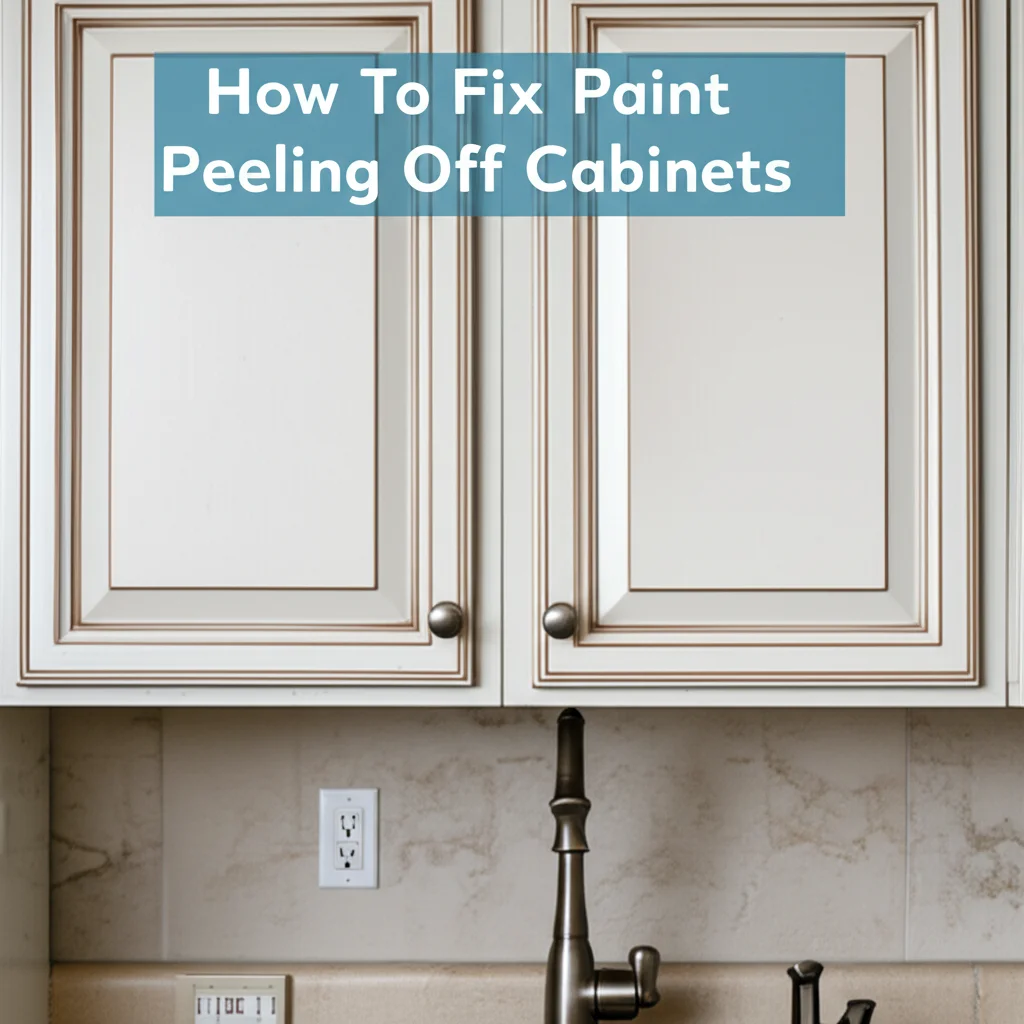 How To Fix Paint Peeling Off Cabinets