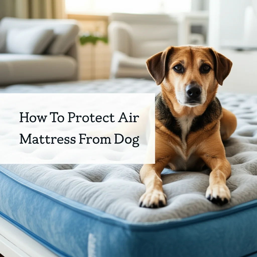 Discover how to protect your air mattress from dog damage. Learn simple ways to keep your inflatable bed safe from paws and claws.