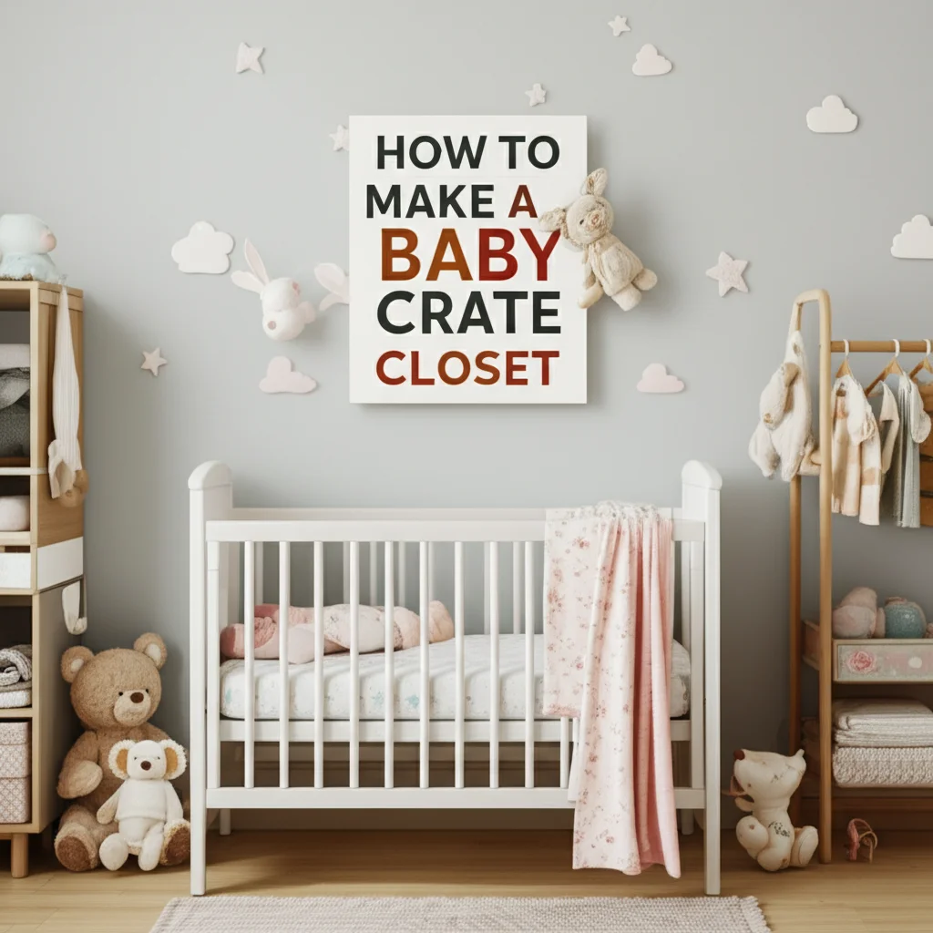How To Make A Baby Crate Closet