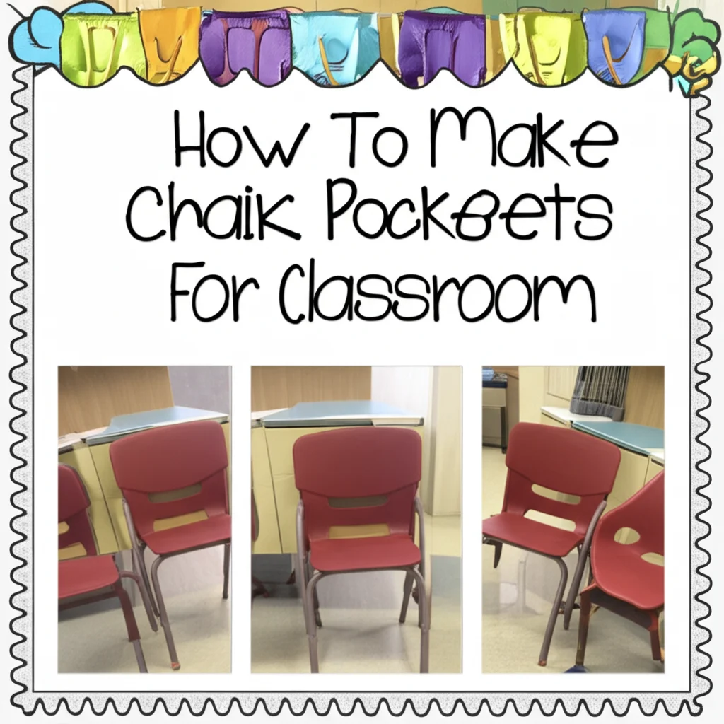 How To Make Chair Pockets For Classroom