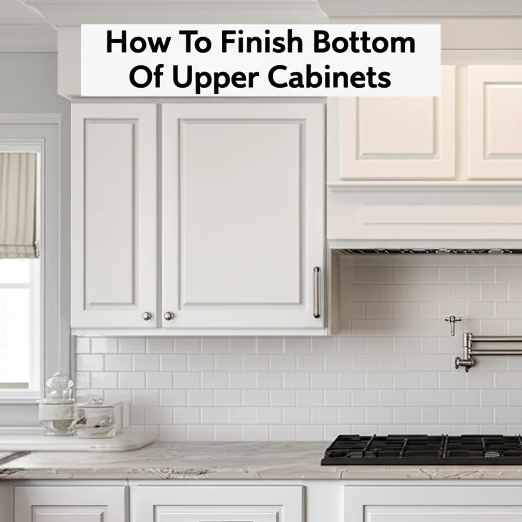 How To Finish Bottom Of Upper Cabinets
