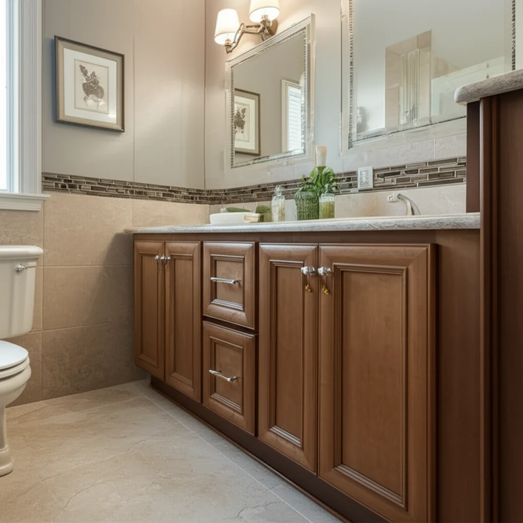 How To Repair Water Damaged Bathroom Cabinet