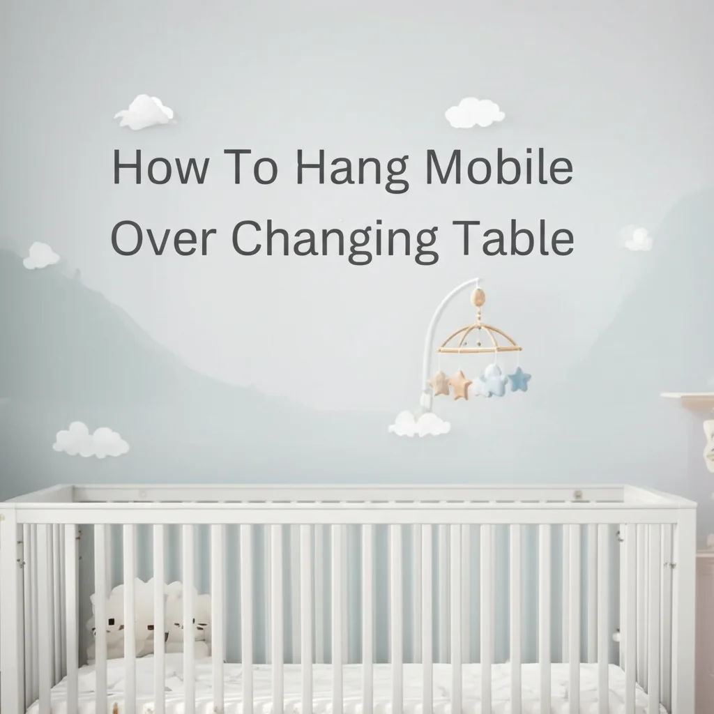 How To Hang Mobile Over Changing Table Safely