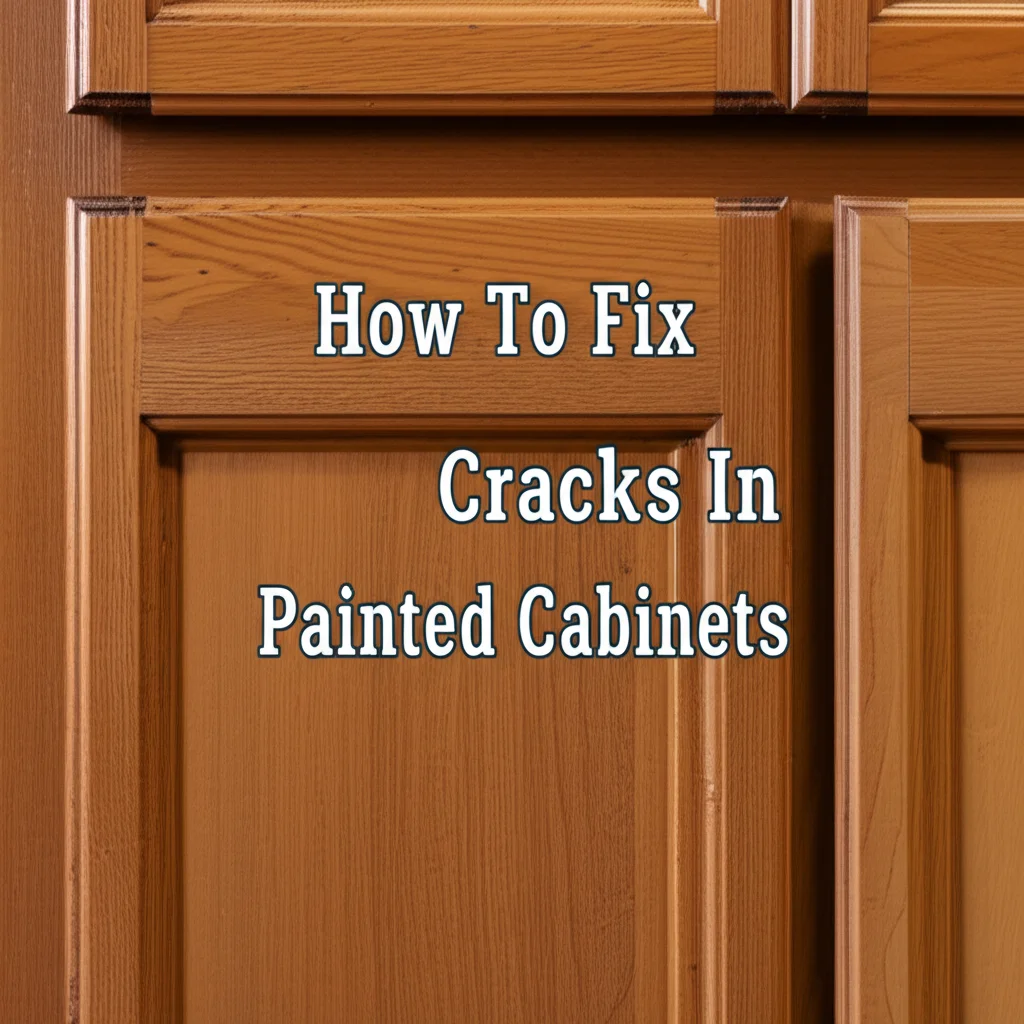 How To Fix Cracks In Painted Cabinets