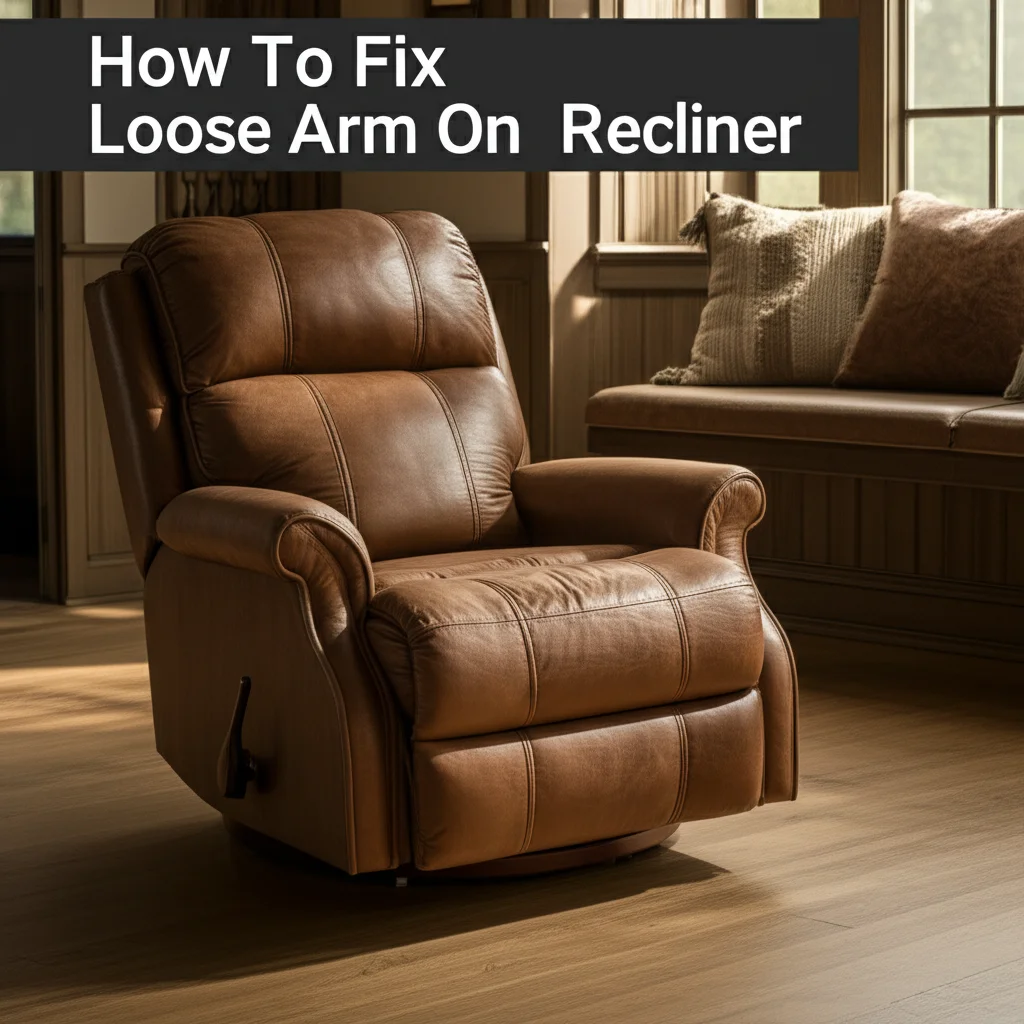 Learn how to fix a loose arm on your recliner with simple tools and easy steps. Restore comfort and stability to your favorite chair.