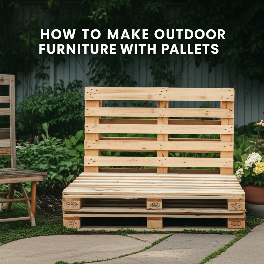 How To Make Outdoor Furniture With Pallets