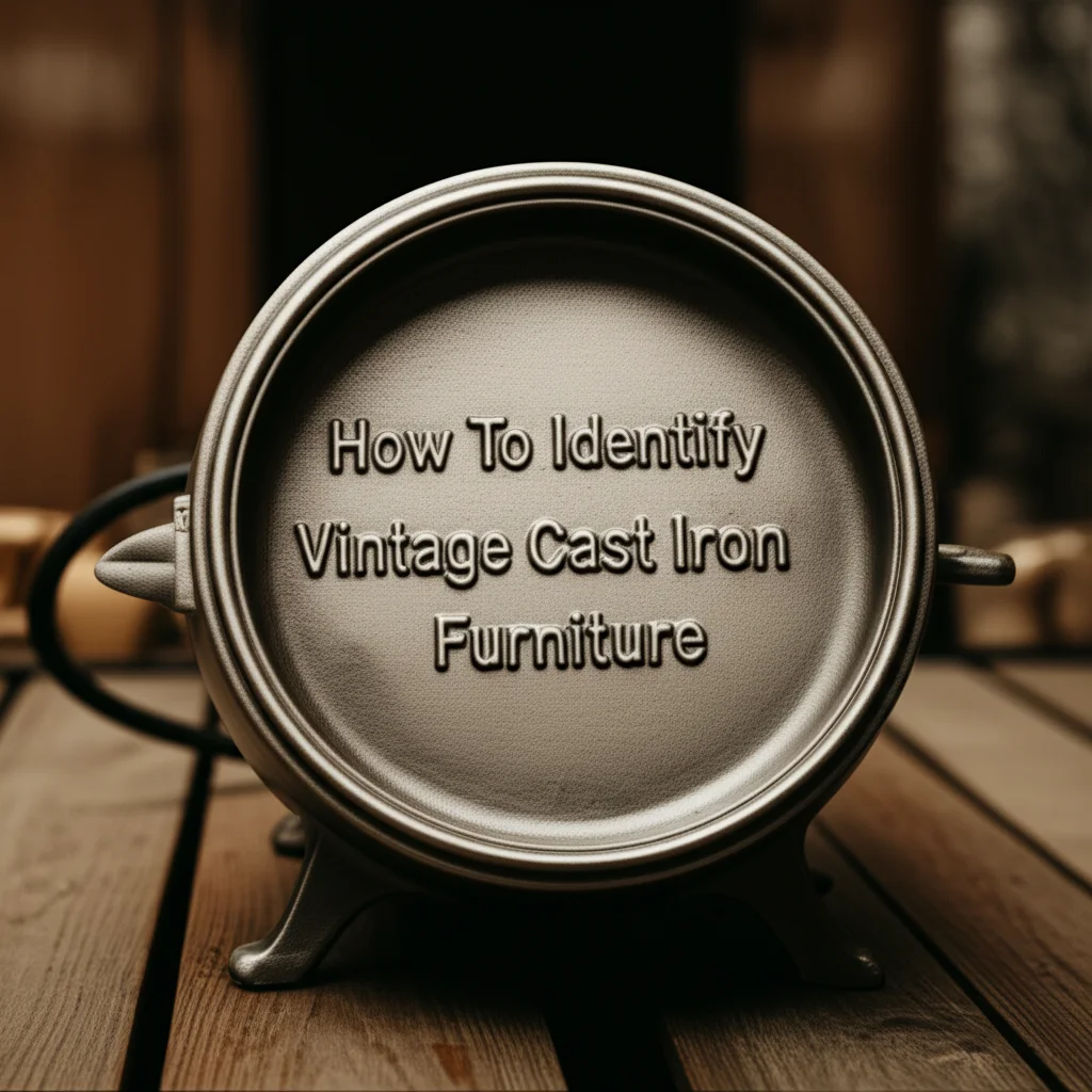 How To Identify Vintage Cast Iron Furniture