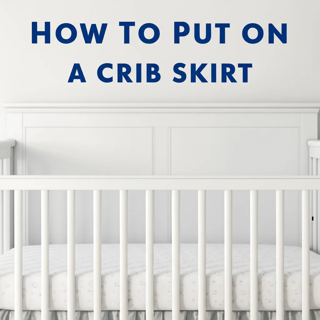 How To Put On A Crib Skirt