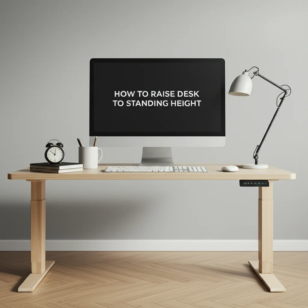 How To Raise Desk To Standing Height