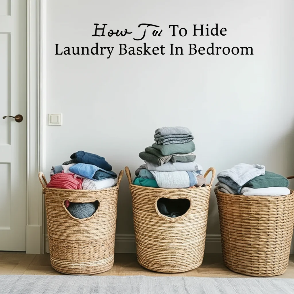 How To Hide Laundry Basket In Bedroom