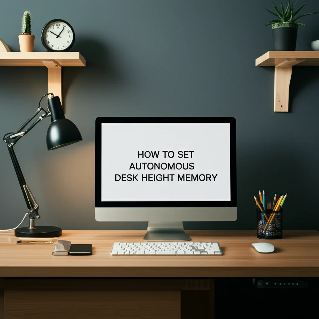 How To Set Autonomous Desk Height Memory