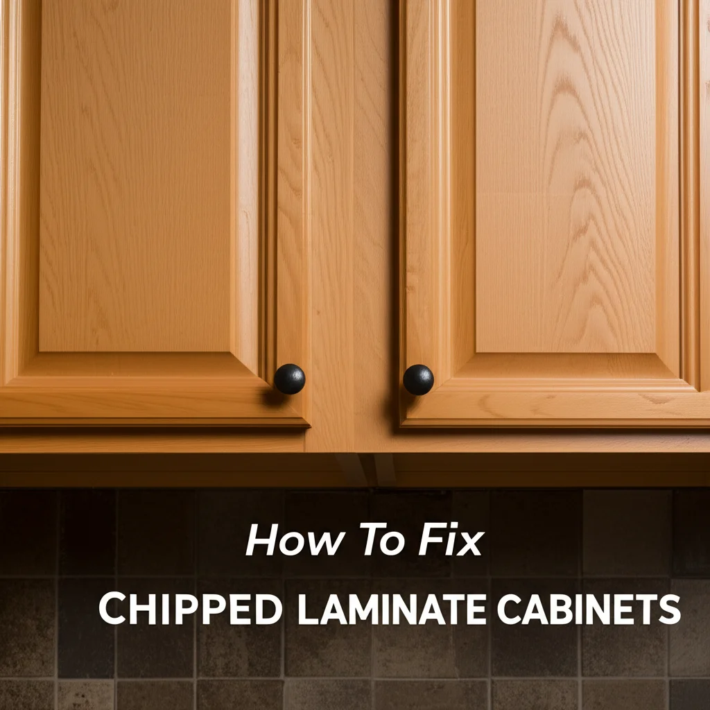 How To Fix Chipped Laminate Cabinets