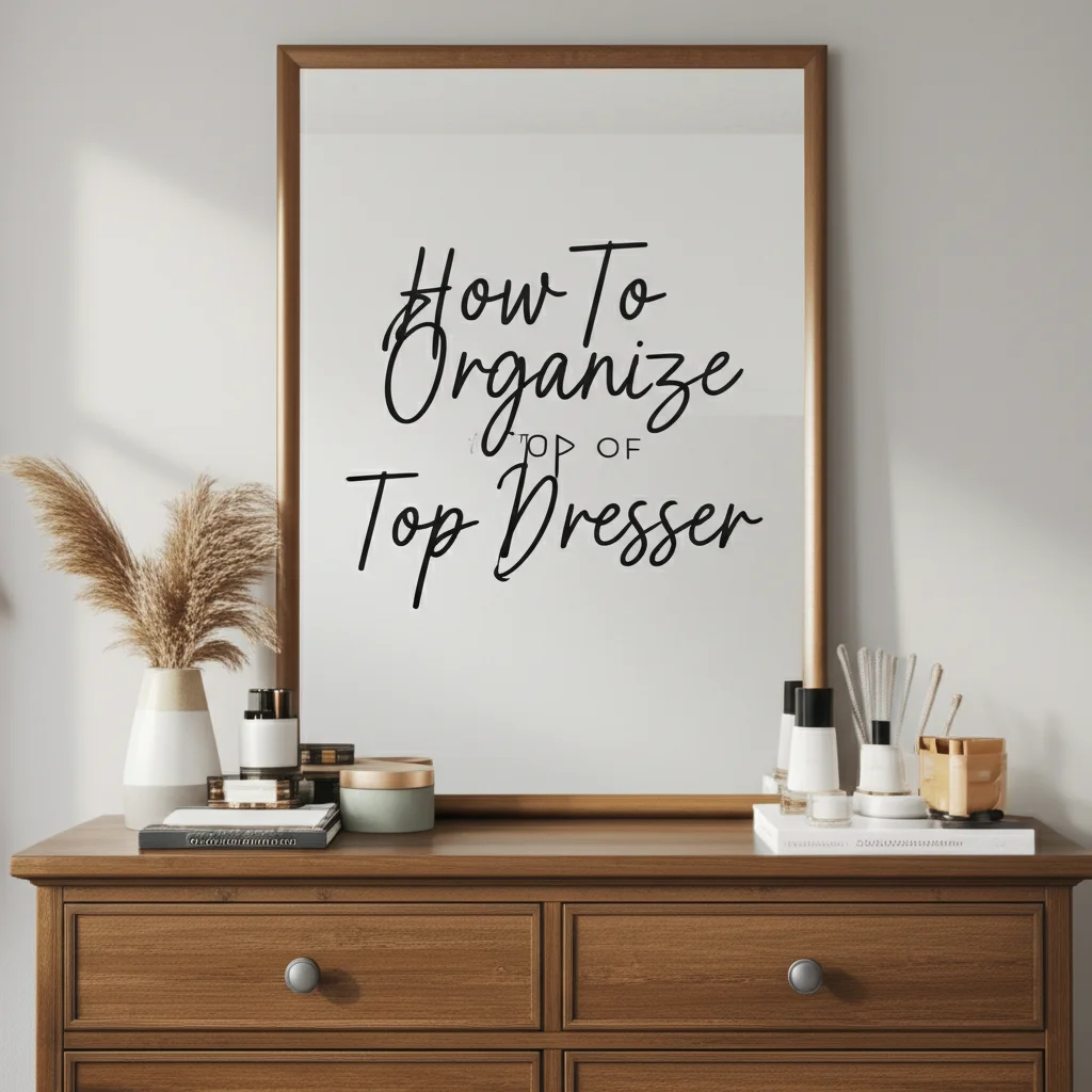 Learn how to organize the top of your dresser effectively. Discover simple strategies to declutter, categorize, and beautify your bedroom space, making it functional and stylish.