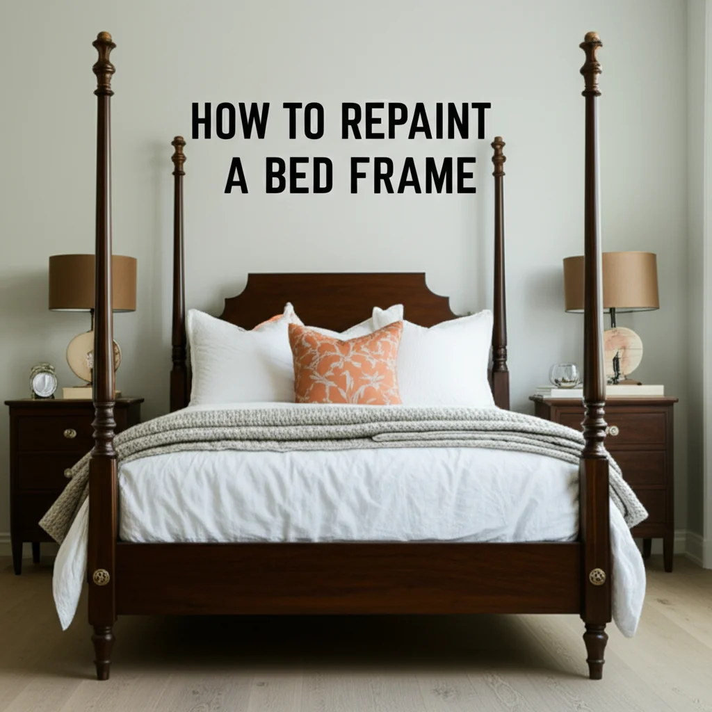 How To Repaint A Bed Frame