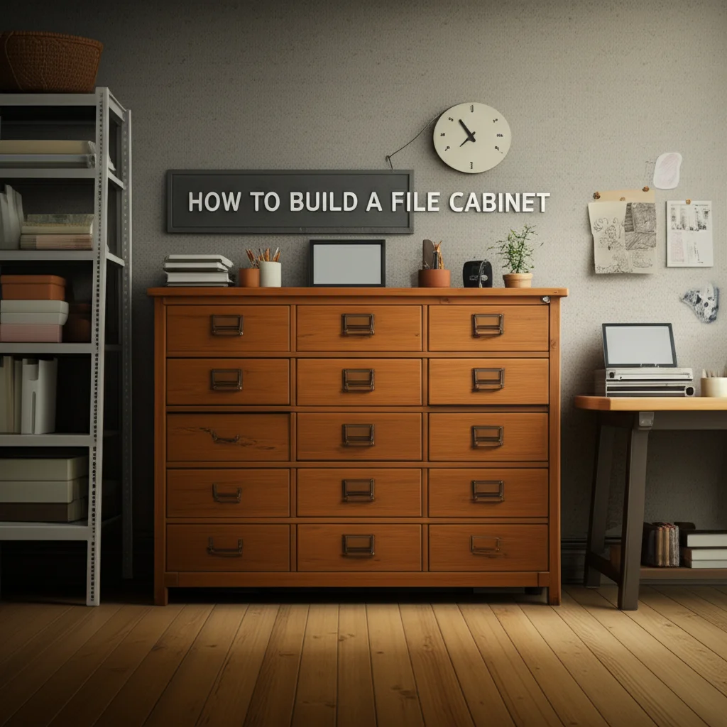 How To Build A File Cabinet