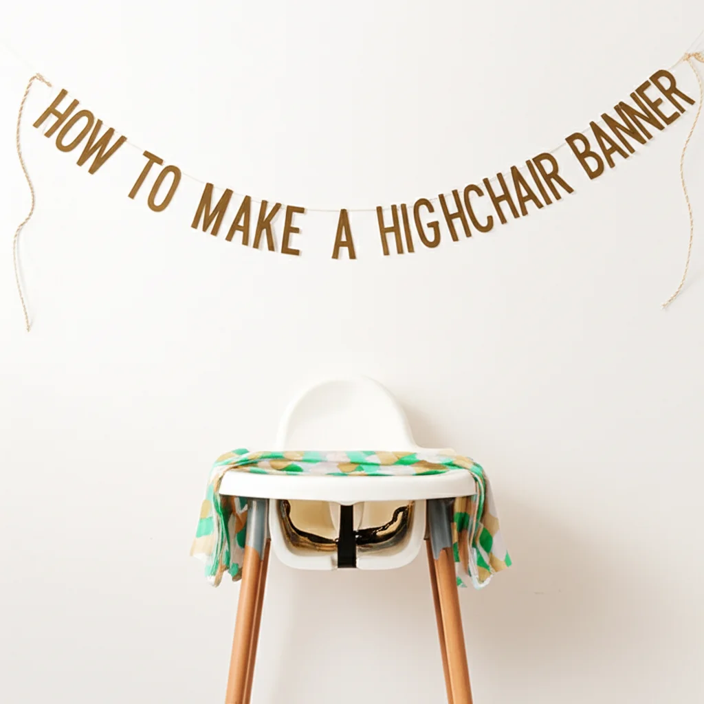 How To Make A Highchair Banner