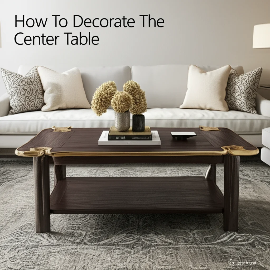 How To Decorate The Center Table
