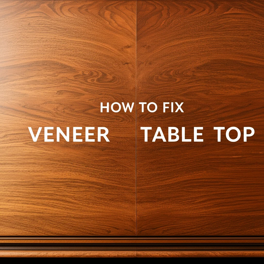 How To Fix Veneer Table Top